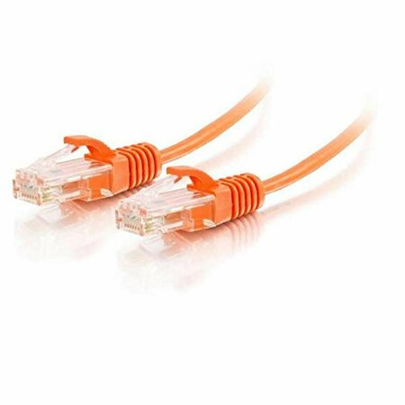 CB DISTRIBUTING 3 ft. Cat6 Snagless Unshielded Slim Ethernet Network Patch Cable - Orange ST2559450